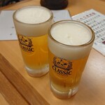 産直仕入れの北海道定食屋 北海堂 - 生ビール(2020.01)