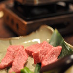 Shusen Himuka - 近江牛の一口ステーキ　（1480円）