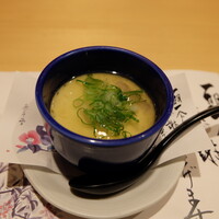 銀座 穂の河 - 紅白胡麻豆腐茶碗蒸し