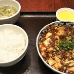 中華香彩JASMINE口福厨房 - 花山椒香る 四川麻婆豆腐 1,000円 ♪