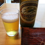並木藪蕎麦 - 瓶ビール　７５０円