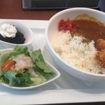 カフェ・ド・クレア - ランチのかきフライカレーのセット