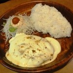 Bikkuri Donki - チーズフォンデュ　バーグデッシュ785円