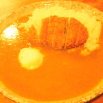 あじーる - ミンチカツカレー半熟玉子トッピング