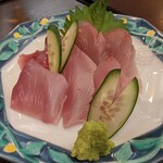 旬魚菜 しら川 - メジマグロ刺し身