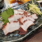 旬魚菜 しら川 - 地タコ刺し身