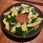 ラーメンBAR やきそばー HIT - たたききゅうり