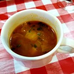Poporo Hiroba - ランチセットのスープ