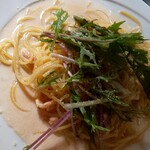 レストラン アイコ ジョヴァンニ - (パスタ)サーモンのクリームソース