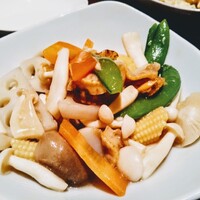 廣東料理 民生 ヒルトンプラザウエスト店 - ホタテと野菜のあっさり炒め