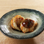 Fried shiitake mushroom lotus root