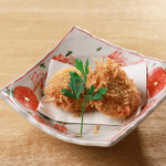 Yam croquettes made with Japanese yam, Yamato yam, and Croquette
