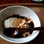 ソバイスバ いさと - そば久寿餅