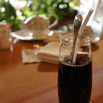 ル・ジャルダン - アイスコーヒーは氷も「コーヒー」。そのため溶けて味が薄くならない！これはいい。