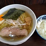 麺や食堂 味斗 - 塩ラーメン＋ライス