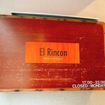 El Rincon - 館銘板