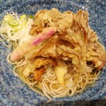 天ぷらと蕎麦の天籠 - 九頭竜舞茸天おろしそば