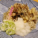 天ぷらと蕎麦の天籠 - 九頭竜舞茸天おろしそば