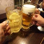 金町製麺 - 乾杯