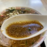 らあめん花月嵐 - ２種類の加賀味噌を使った味噌スープ