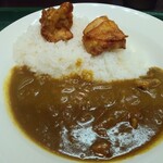 Kareshoppushiandoshi - ポークカレー並450円を辛口にメールクーポンで 【トッピング 唐揚げ2コ】サービス