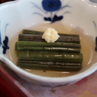 うかい鳥山 - 蕨お浸し