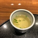 洋麺屋 五右衛門 - セットのスープ