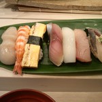ぎんざ　鮨一代　有吾 - ランチ握りの一部