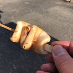 丸善 - いか焼き（食べかけ）