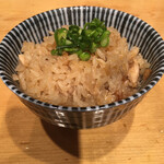 麺ハウス こもれ美 - 丹波黒鶏の鶏飯150えん  