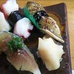 玄海鮨 - サバとアナゴが綺麗でしょ(笑)