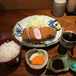 ぶた いながき - 上ロースかつ定食　1,700円