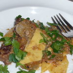 カーザ ヴィニタリア - もち豚煮込みとごぼうのトマトソース