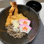 Tempura Sakusaku - 年越しそば エビ天セット 1人前 1000円
                        （田舎蕎麦、大海老2本、金目鯛、刻み葱、かまぼこ、めんつゆ）