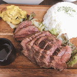 大衆肉バル CHICO - ランチ　ハラミステーキ1180円税込