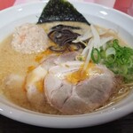 山嵐 - 海老と道産鶏のつみれ団子みそ豚骨ラーメン