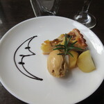 三日月 -  バナナのタルト(ランチタイムデザート）