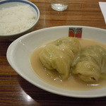 アカシア - ご飯とロールキャベツ2個で850円