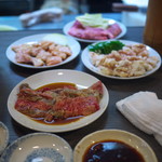 梁 - 焼く前の生肉