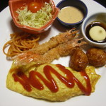 ゆの宿 かいり - お子様プレート。子供メニューも手作り。