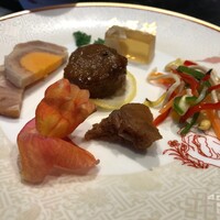 全聚徳 銀座店 - 北京ダックセット（税込み１６５０円）の前菜