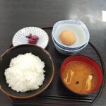 たまごや とよまる - たまごかけご飯定食(310円)