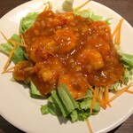 中国料理 喜祥 - 海老のチリソース炒め