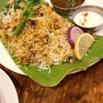 南インド食堂 ビーンズ オン ビーンズ - マトンビリヤニ