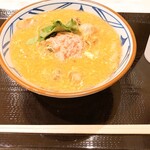 Marugame Seimen - 期間限定の海鮮玉子あんかけうどん（690円）