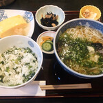 赤坂 ひかわ - 鰊の稲庭うどんランチ