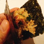 鮓 きずな - 穴子手巻き