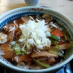 生そば 新清 - けんちん蕎麦