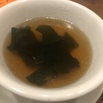 福龍香 - サービスで頂いたスープ(ほんのり干し海老風味？)