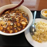 金鍋2号店 唐人街 - (料理)麻婆刀削麺(汁有り)定食